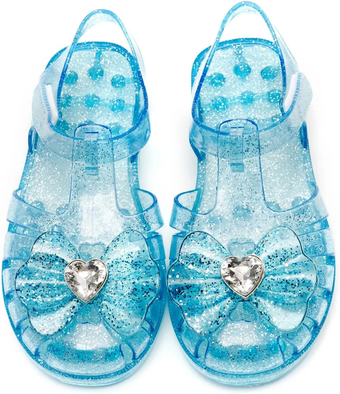Girls Jelly Sandals Summer Costume Princess Dress Flat Breathable Waterproof Fisherman Gladiator Shoes For Girl Closed Toe Beach Flat-Sandals For Toddler Little Kid Big Kids