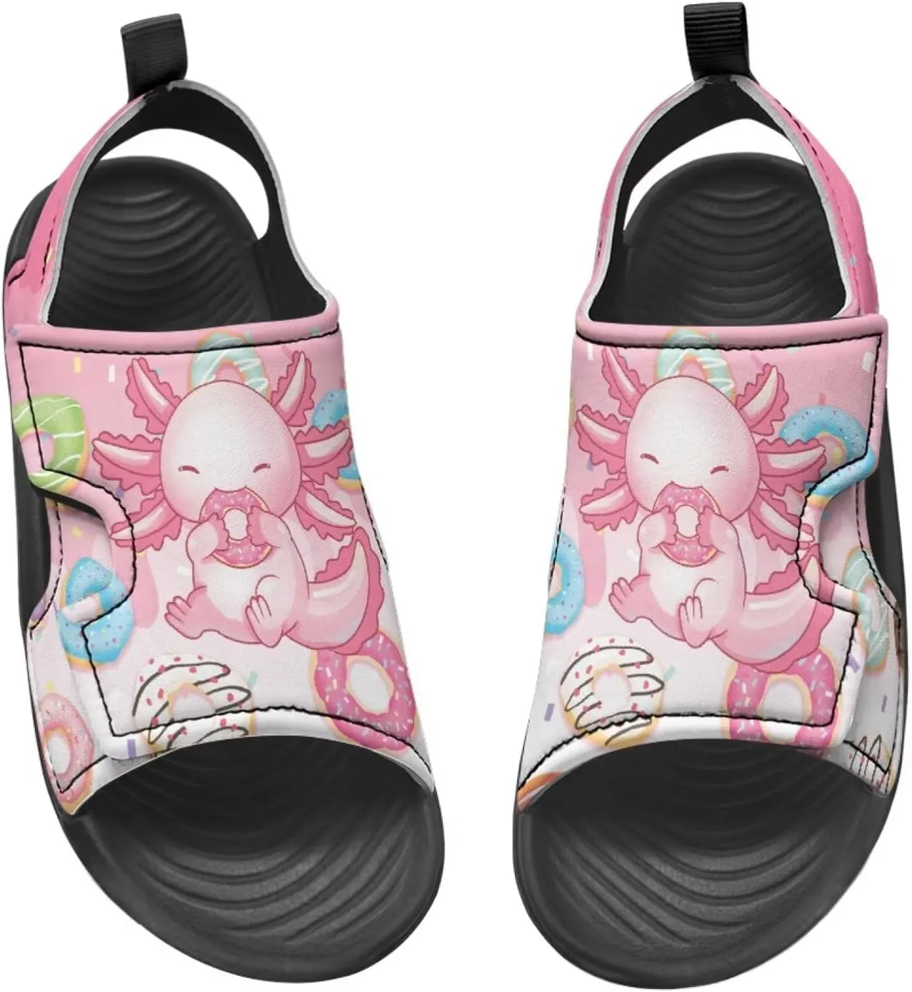 Girls Ladybug Sandals Kids Toddler Summer Hiking Water Shoes Open Toe Athletic Outdoor Sport Sandals