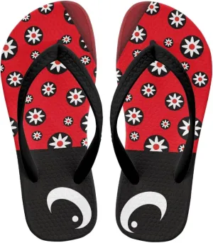 Girls Red Ladybug Flip Flops Kids Slip on Thong Sandals Ladybug Cosplay Slippers for Summer Beach Pool