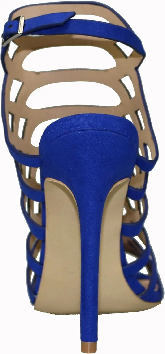 Hanfike Sexy Slingback High Heels Open Toe Evening Prom Formal Party Dressy Sandals