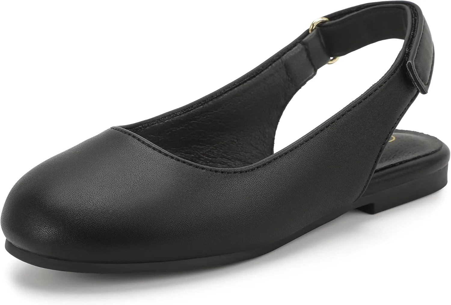 Hehainom Girls Flats Slingback Round Toe Sandals Toddler Little Kids Summer Flower Girl Communion Church Dress Shoes
