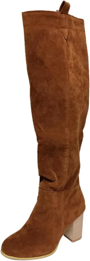 High Heeled Boots for Women Knee Length Heel Retro Boots Women's For Women Booties Chunky Knee-Hign Boots Boots Shoes women's boots Knee High Toe Boots for Women