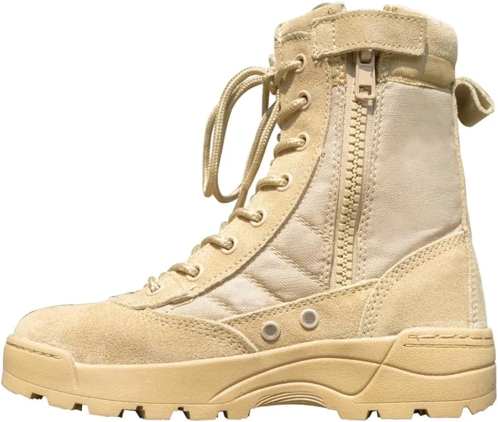 Hiking Boots Boys Girls Military Fan Shoes Quick Dry Comfortable Desert Boots High Hiking Shoe Summer Camp Tactical Boots