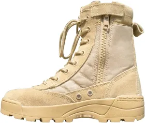 Hiking Boots Boys Girls Military Fan Shoes Quick Dry Comfortable Desert Boots High Hiking Shoe Summer Camp Tactical Boots