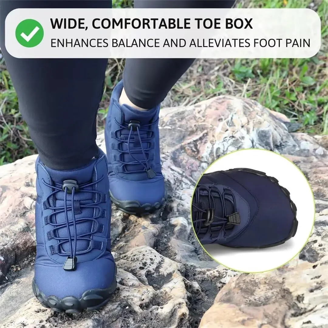 Hiking Shoes Barefoot Womens Mens, Outdoor Waterproof Winter Barefoot Shoes