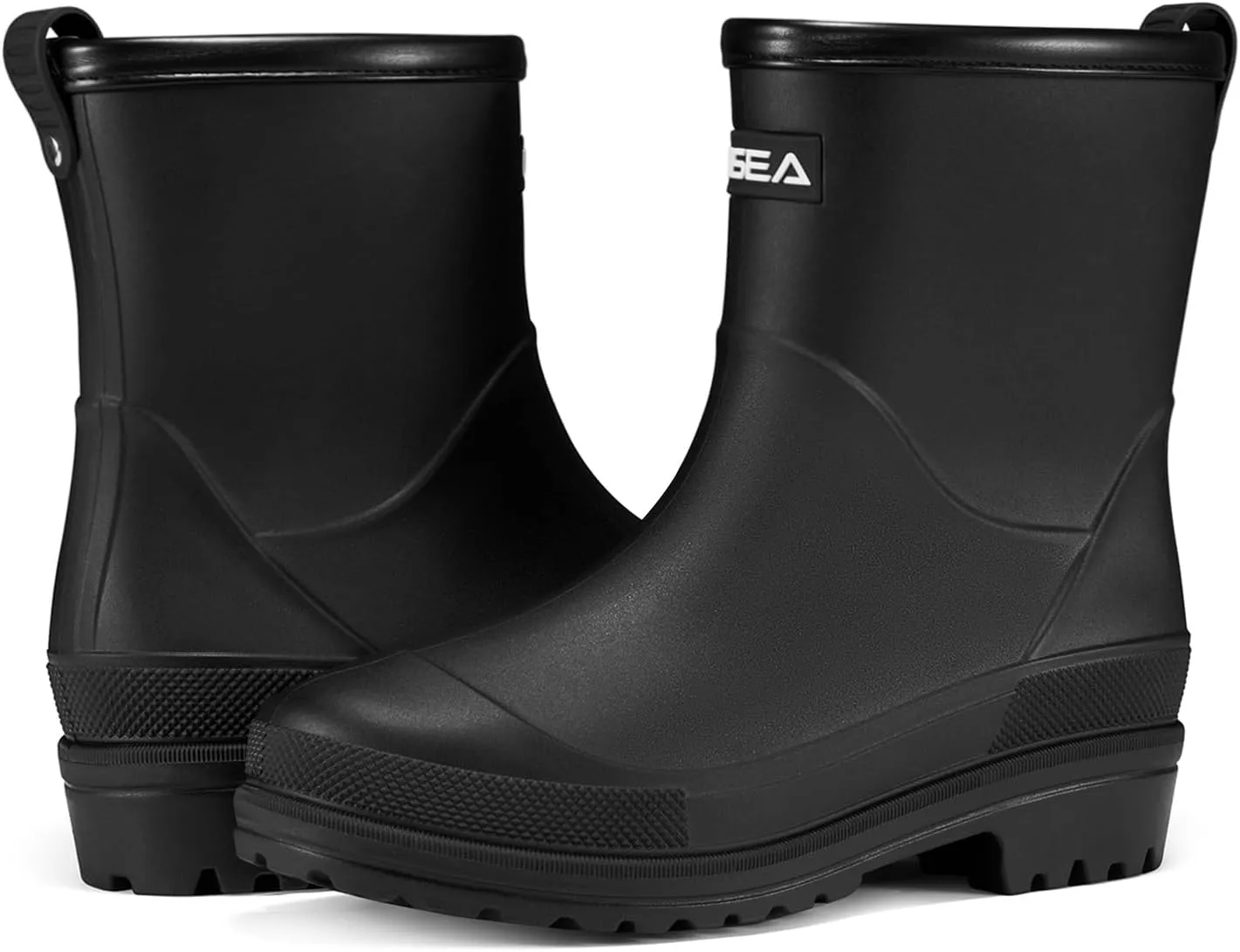 HISEA Women's Rubber Rain Boots Waterproof Short Chelsea Boots for Garden Outdoor