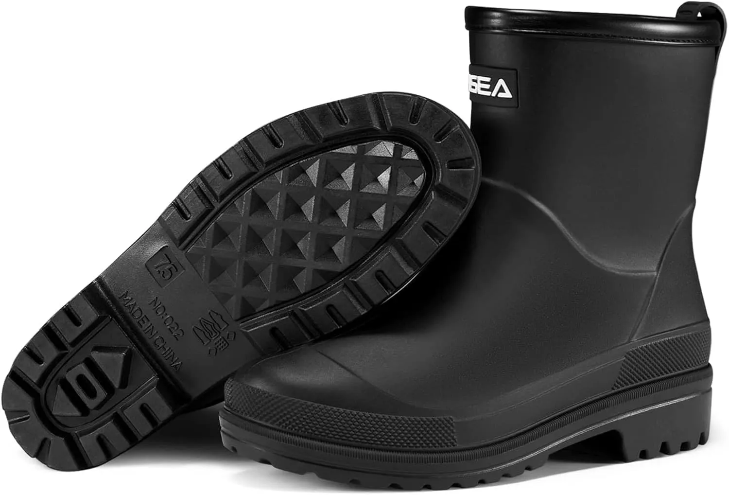 HISEA Women's Rubber Rain Boots Waterproof Short Chelsea Boots for Garden Outdoor