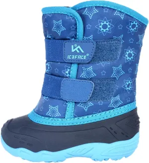 ICEFACE Snow Boots for Kid Winter Boots Waterproof Outdoor Warm Faux Fur Lined boot for Toddler/Little Boys and Girls