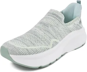 JACKSHIBO Women's Slip in Free up Hands Shoes Wide Toe Box Arch Support Orthopedic On Walking Shoe Memory Foam Plantar Fasciitis Recovery Shoes Cushion Zero Drop Athletic Sneaker with Metatarsal Pad