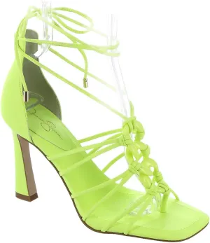 Jessica Simpson Womens Achaia Square Toe Thong Strappy Sandals