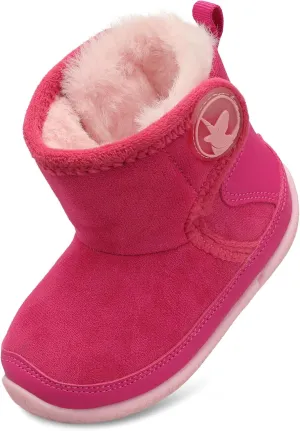 JIASUQI Baby Toddler Boots Warm Winter Boots Slippers for Toddler Boys Girls