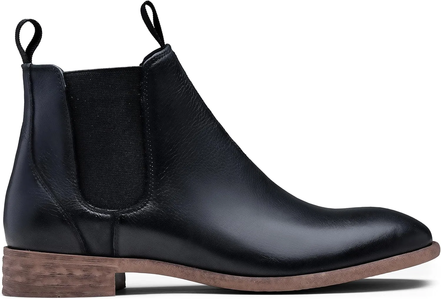 Jousen Mens Chukka Boots Side Zipper Causal Pull On Dress Boots For Men
