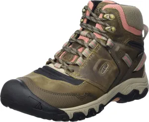 KEEN Women's Ridge Flex Mid Height Waterproof Hiking Boots, 13 UK