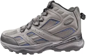 Khombu Men's LUKE Memory Foam Hiking Boots Heel Stabilizer GREY (us_footwear_size_system, adult, men, numeric, medium, numeric_10)