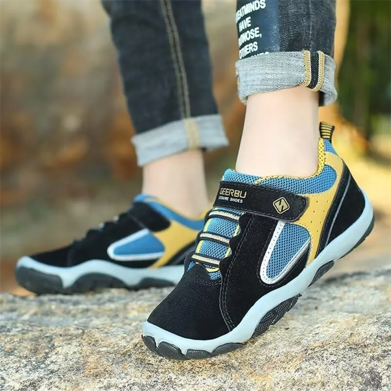 Kids Boy Girl Lightweight Soft Hiking Boots for Outdoor Walking Sport