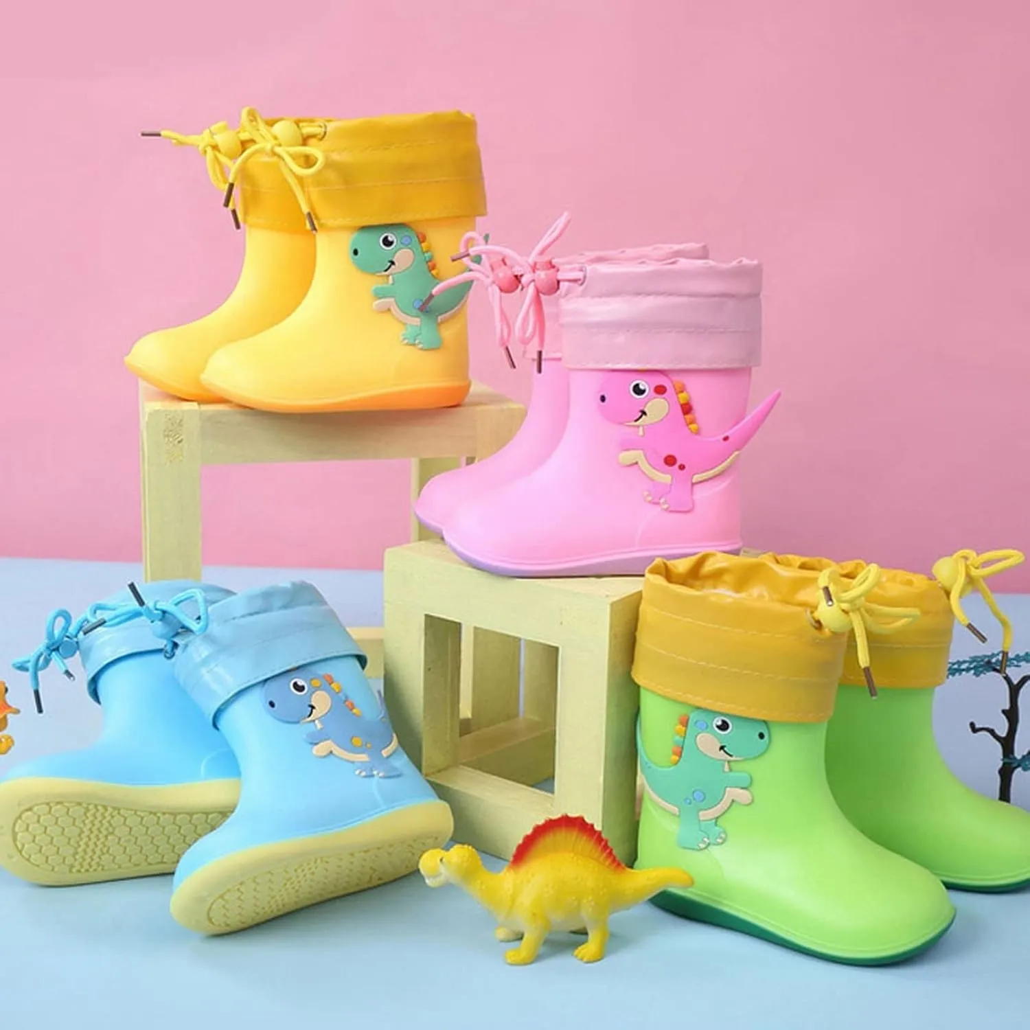 Kids Rain Boots Toddler Rain Shoes Children Waterproo𝐟 Boots For Boys Girls Infant Rain Boots Rain Boots Toddler Girl