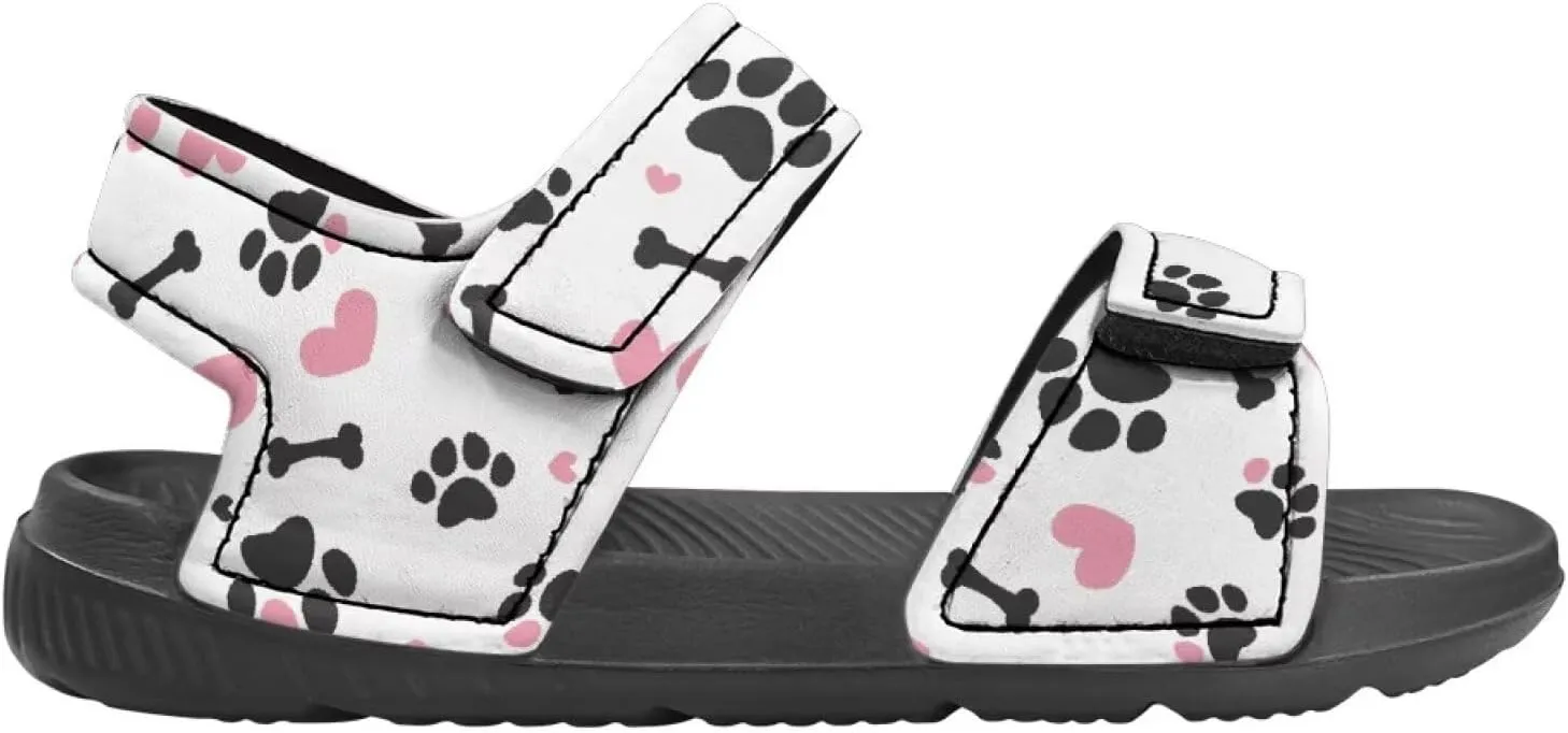 Kids Sandals Summer Non-slip Open Toe Slippers Double Buckle Toddler Two Strapped Teens Casual Athletic Summer Shoe