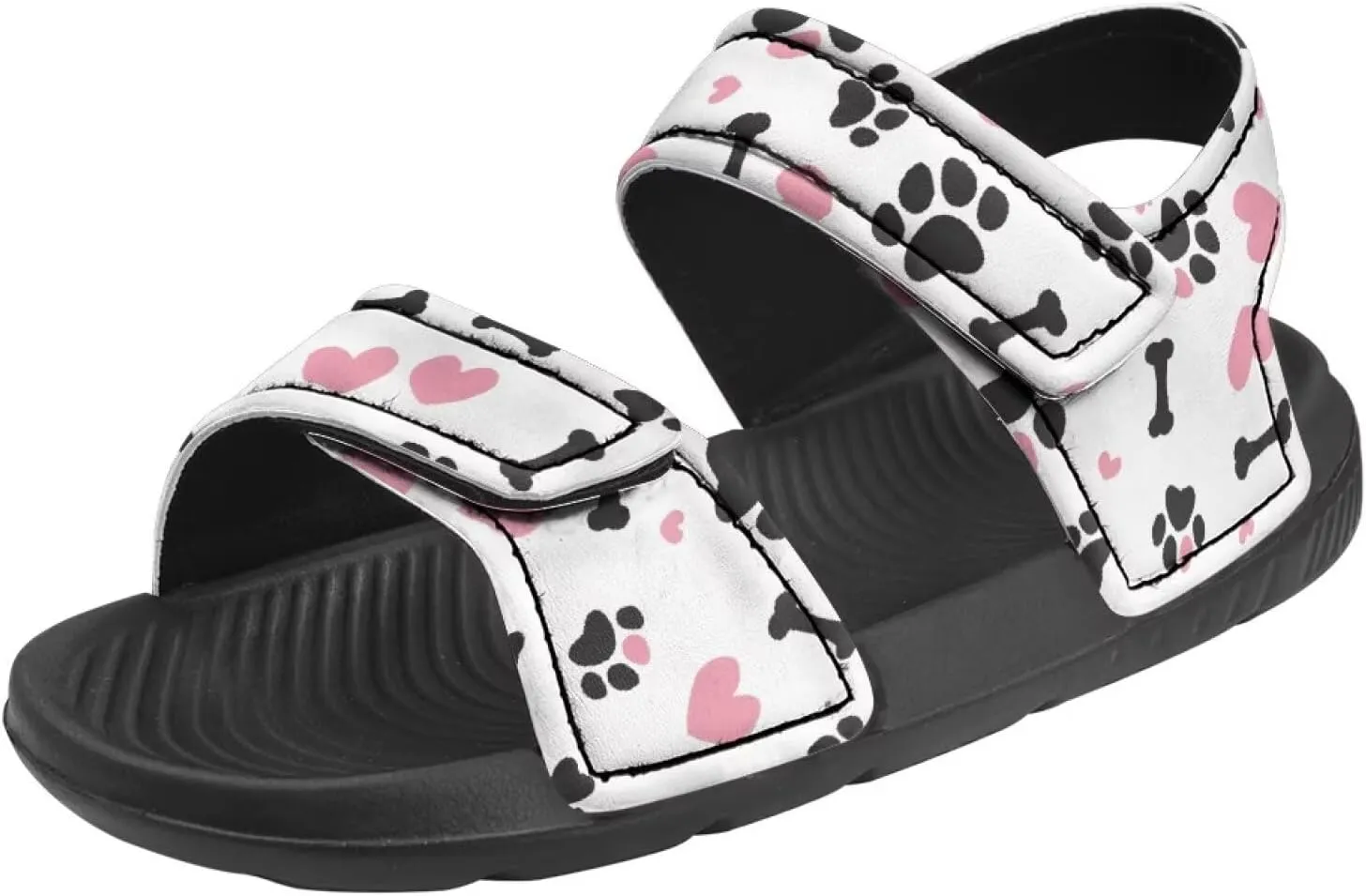 Kids Sandals Summer Non-slip Open Toe Slippers Double Buckle Toddler Two Strapped Teens Casual Athletic Summer Shoe