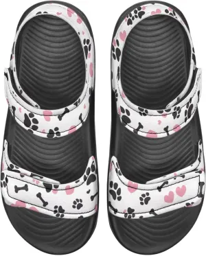 Kids Sandals Summer Non-slip Open Toe Slippers Double Buckle Toddler Two Strapped Teens Casual Athletic Summer Shoe