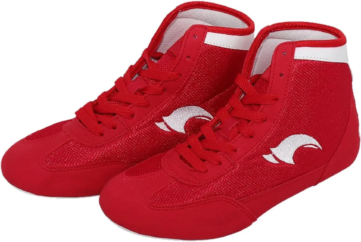 Kids Wrestling Shoes Boys Girls Boxing Shoes High Top Wrestling Training Shoes Boots Competition Fitness Sneakers