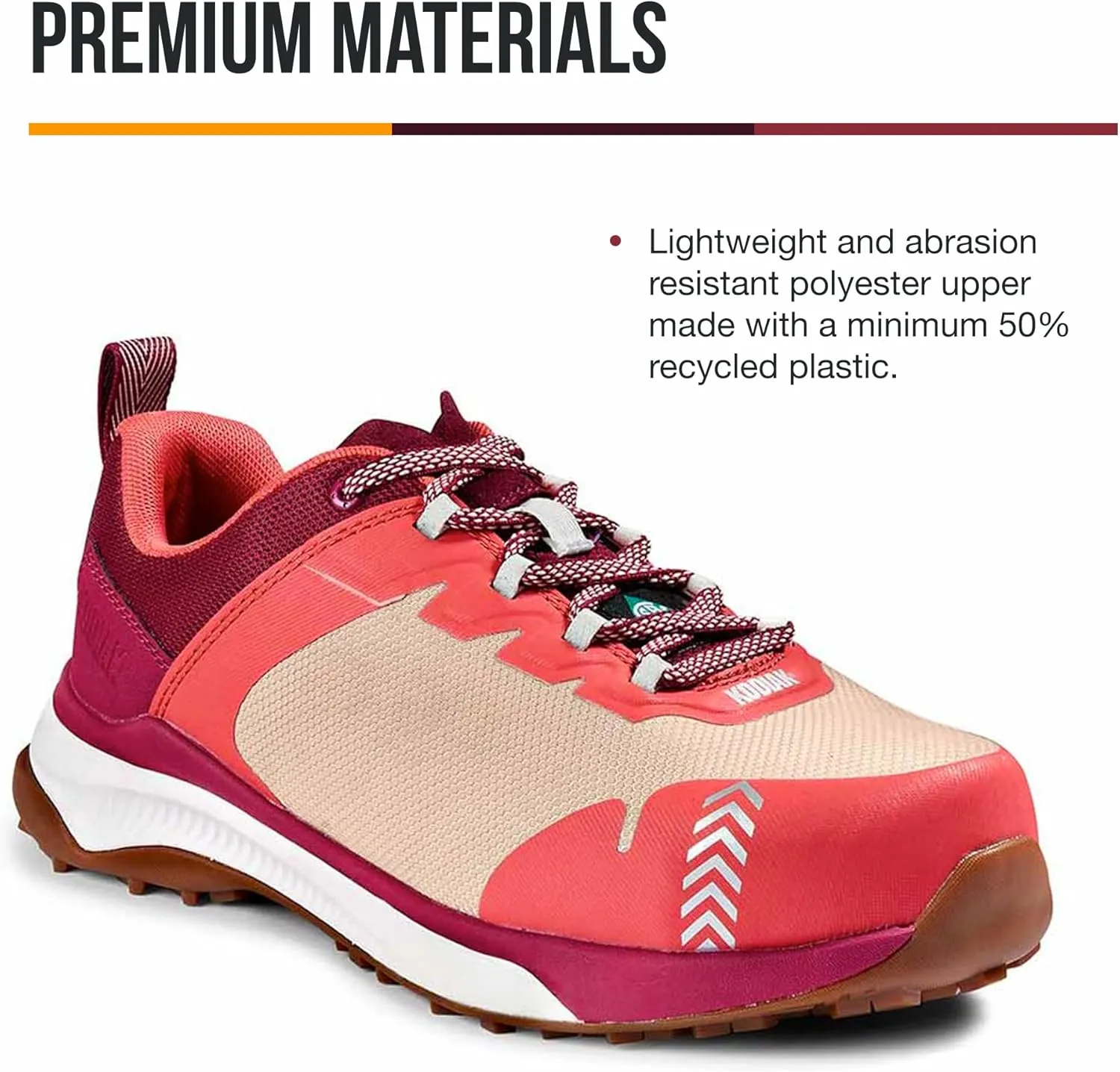 Kodiak Women's Quicktrail Low Nano Composite Toe Athletic Safety Work Shoe Industrial