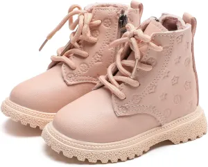 Komfyea Boys And Girls Lace Up Casual Outdoor Hiking Ankle Boots(Toddler/Little Kids)