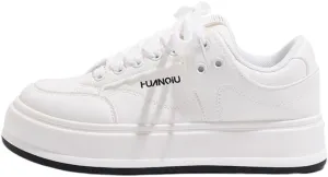 Korean Creamy Chunky Sneakers, Kawaii Anime Style Pink & White, Cloud Sole with Hidden Heel Lift, Casual Trendy Shoes for Women, Outfit for Travel, for Daughter