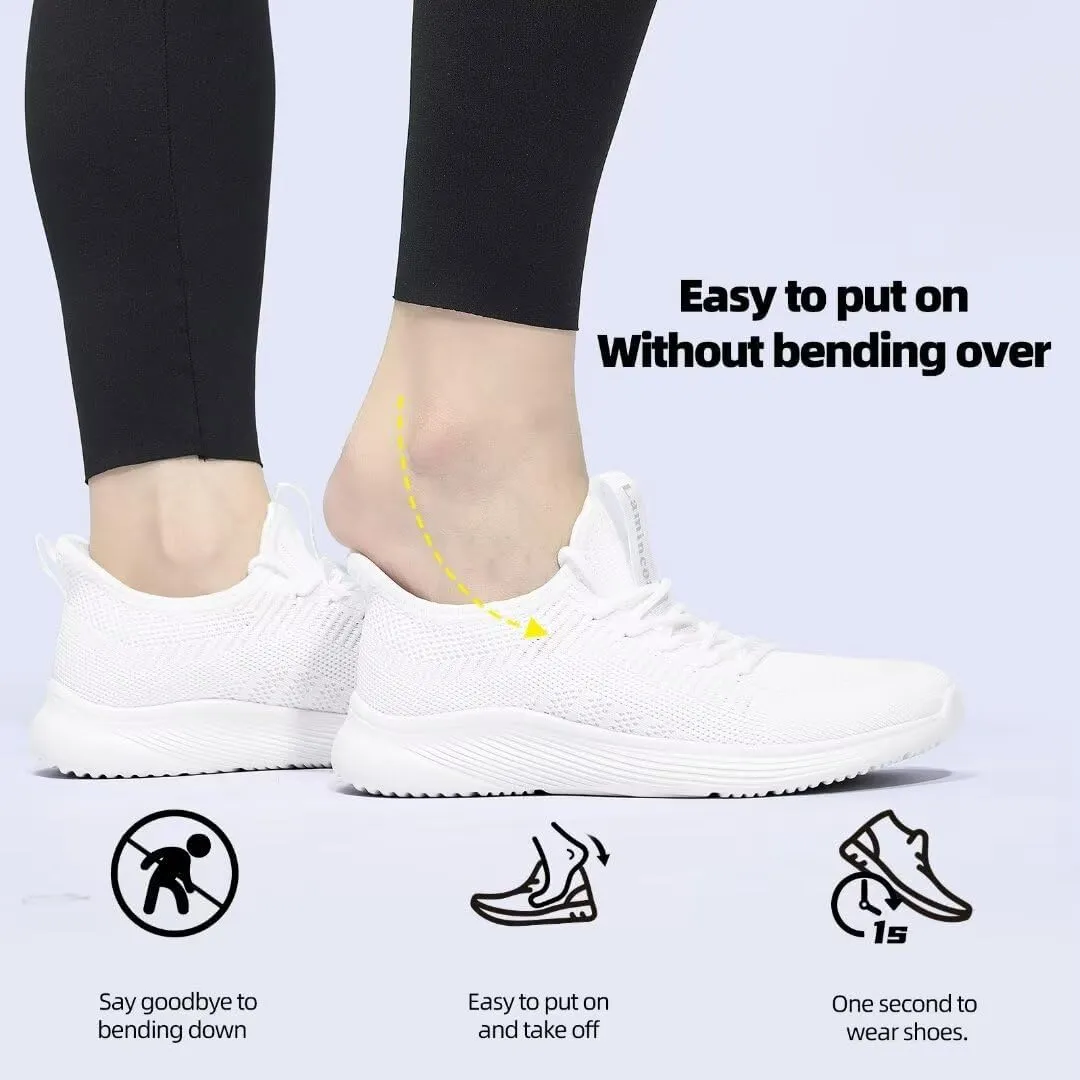 Lamincoa Slip On Womens Walking Shoes Tennis Running Shoes Lightweight Memory Foam Gym Sneakers Jogging and Casual Sports Shoes for Women