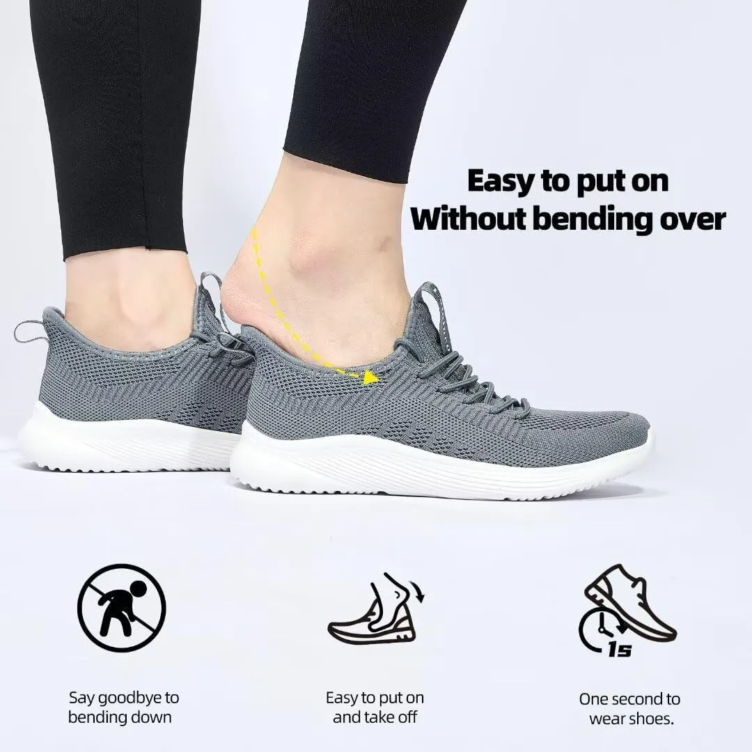 Lamincoa Slip On Womens Walking Shoes Tennis Running Shoes Lightweight Memory Foam Gym Sneakers Jogging and Casual Sports Shoes for Women