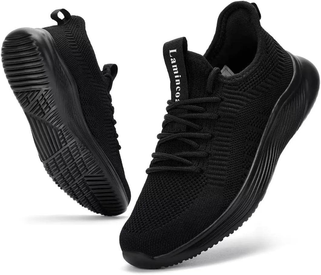 Lamincoa Slip On Womens Walking Shoes Tennis Running Shoes Lightweight Memory Foam Gym Sneakers Jogging and Casual Sports Shoes for Women