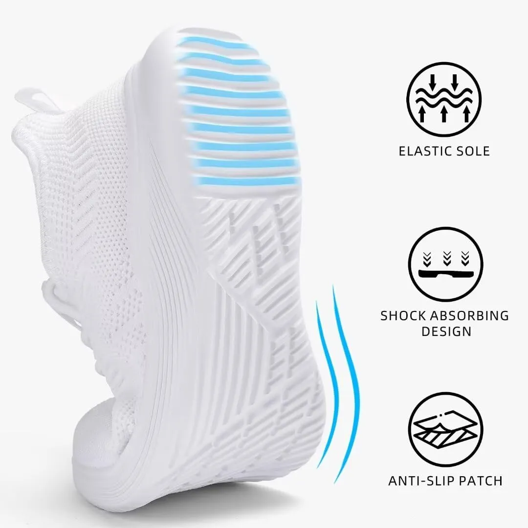 Lamincoa Slip On Womens Walking Shoes Tennis Running Shoes Lightweight Memory Foam Gym Sneakers Jogging and Casual Sports Shoes for Women