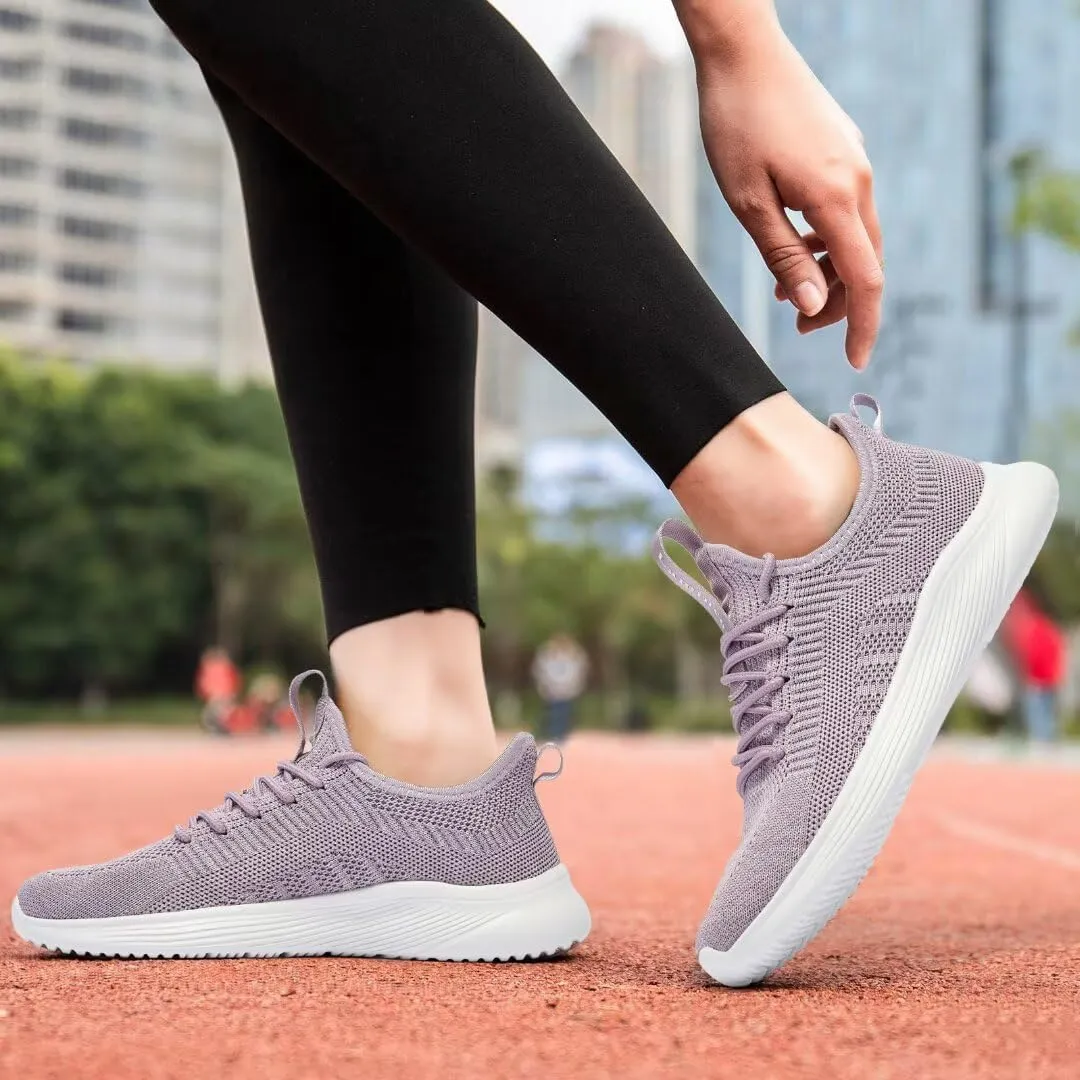 Lamincoa Walking Slip On Womens Tennis Running Shoes Lightweight Memory Foam Gym Sneakers Jogging and Casual Sports Shoes