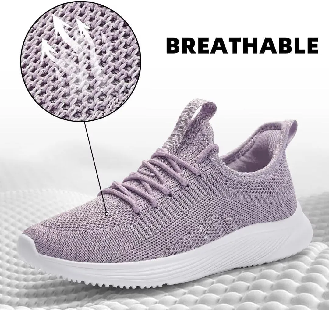 Lamincoa Walking Slip On Womens Tennis Running Shoes Lightweight Memory Foam Gym Sneakers Jogging and Casual Sports Shoes
