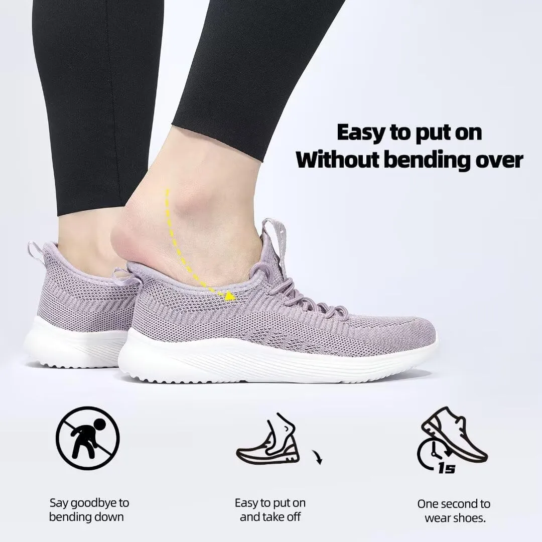 Lamincoa Walking Slip On Womens Tennis Running Shoes Lightweight Memory Foam Gym Sneakers Jogging and Casual Sports Shoes