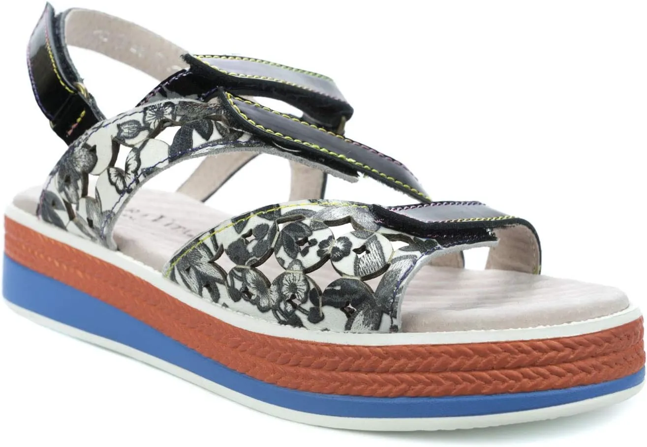 Laura Vita Women's Open Wedge Sandals Peeptoe