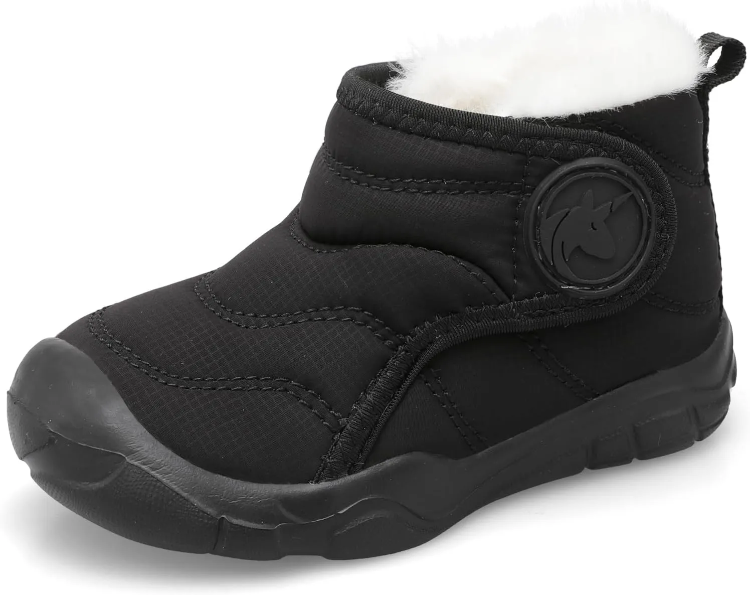 LeIsfIt Toddler Boots Girls Boys Winter Boots Cozy Fleece Snow Boots Indoor Outdoor Warm Shoes