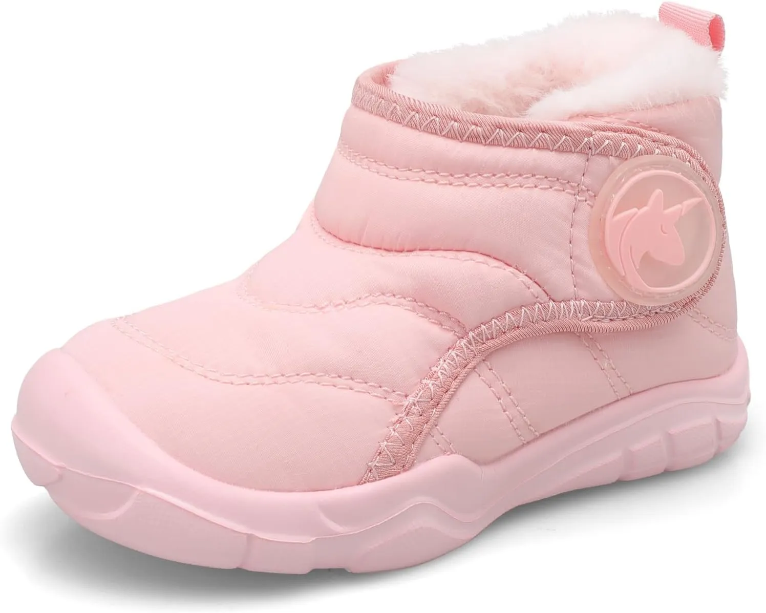 LeIsfIt Toddler Boots Girls Boys Winter Boots Cozy Fleece Snow Boots Indoor Outdoor Warm Shoes