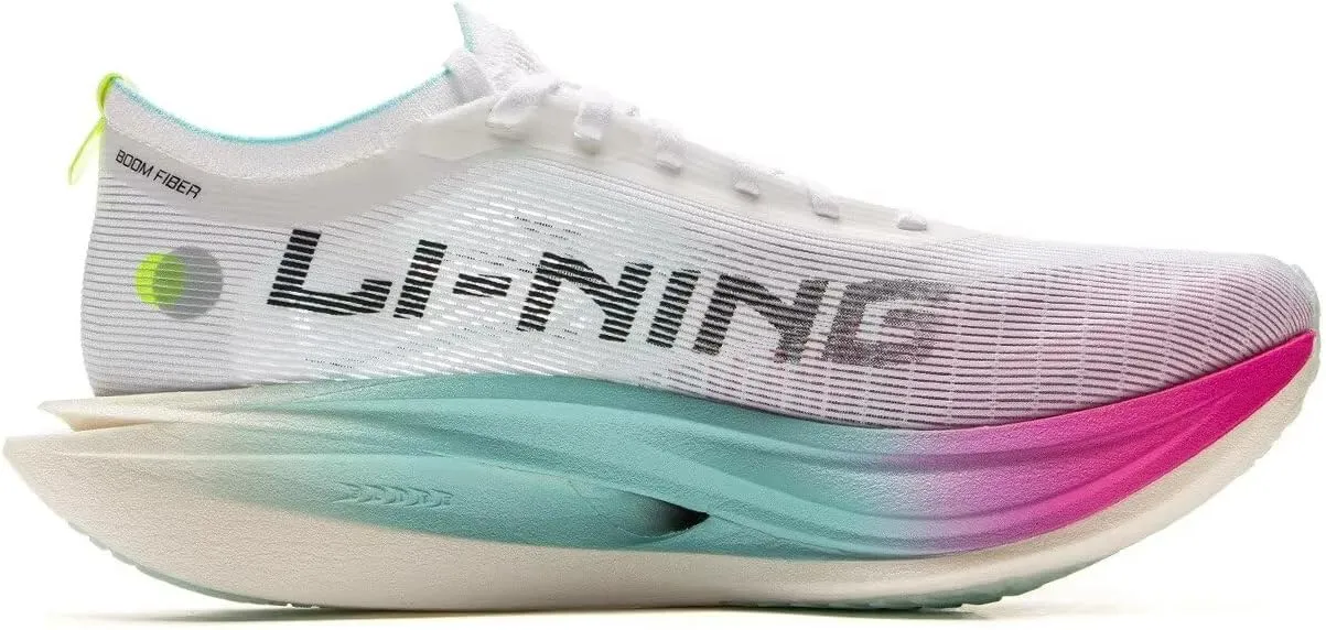LI-NING FEIDIAN 5 Elite Men Running Shoes Boom Fiber Lightweight High Rebound Sport Racing Training Sneakers ARMV003