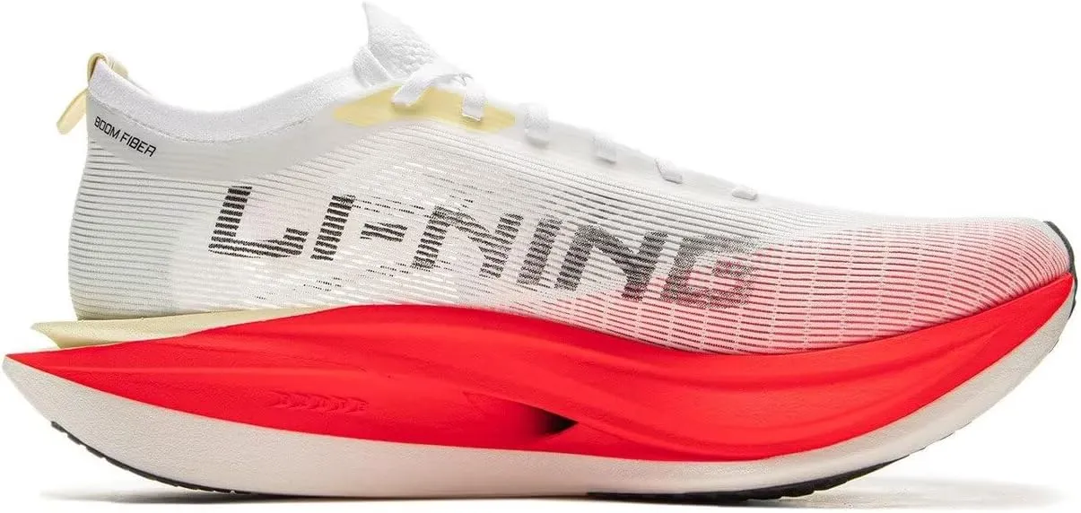 LI-NING FEIDIAN 5 Elite Men Running Shoes Boom Fiber Lightweight High Rebound Sport Racing Training Sneakers ARMV003