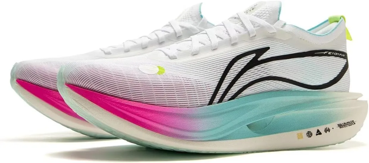 LI-NING FEIDIAN 5 Elite Men Running Shoes Boom Fiber Lightweight High Rebound Sport Racing Training Sneakers ARMV003