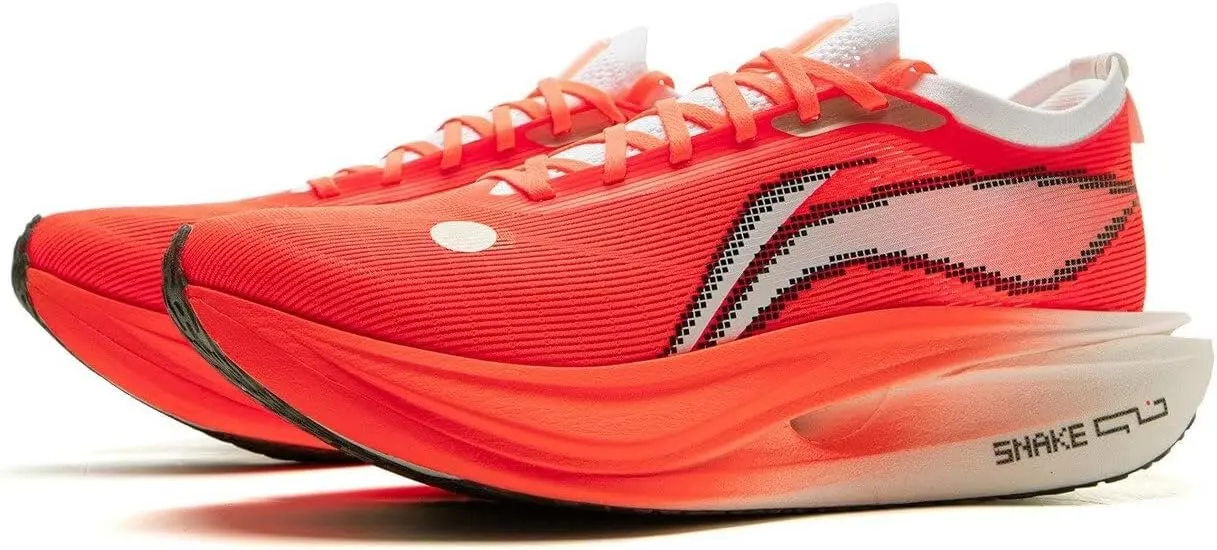 LI-NING FEIDIAN 5 Elite Men Running Shoes Boom Fiber Lightweight High Rebound Sport Racing Training Sneakers ARMV003