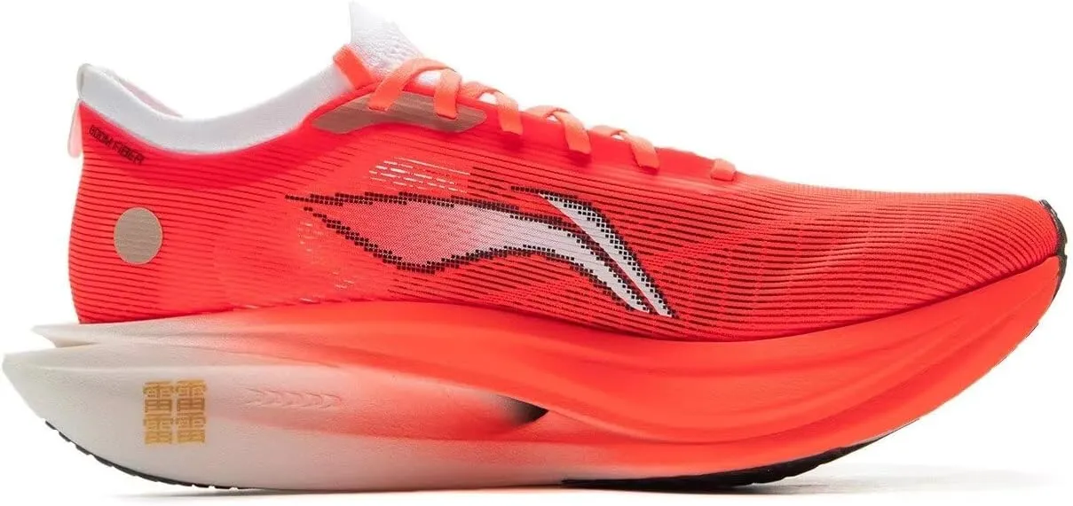 LI-NING FEIDIAN 5 Elite Men Running Shoes Boom Fiber Lightweight High Rebound Sport Racing Training Sneakers ARMV003