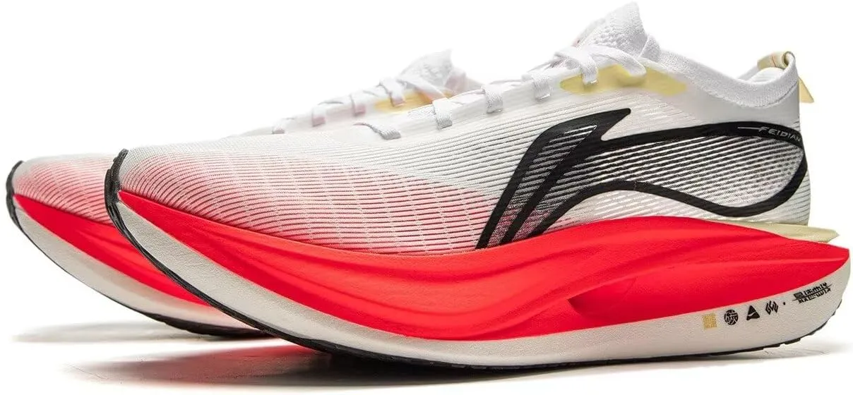 LI-NING FEIDIAN 5 Elite Men Running Shoes Boom Fiber Lightweight High Rebound Sport Racing Training Sneakers ARMV003