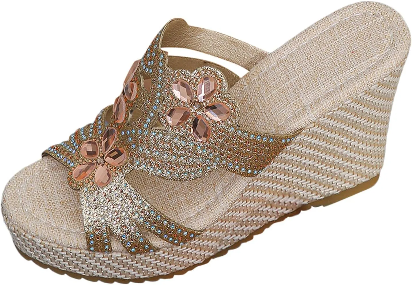 Lightweight Pillow Slippers for Women Arch Support Slides Sandals Soft Soled Non Slip Shoes