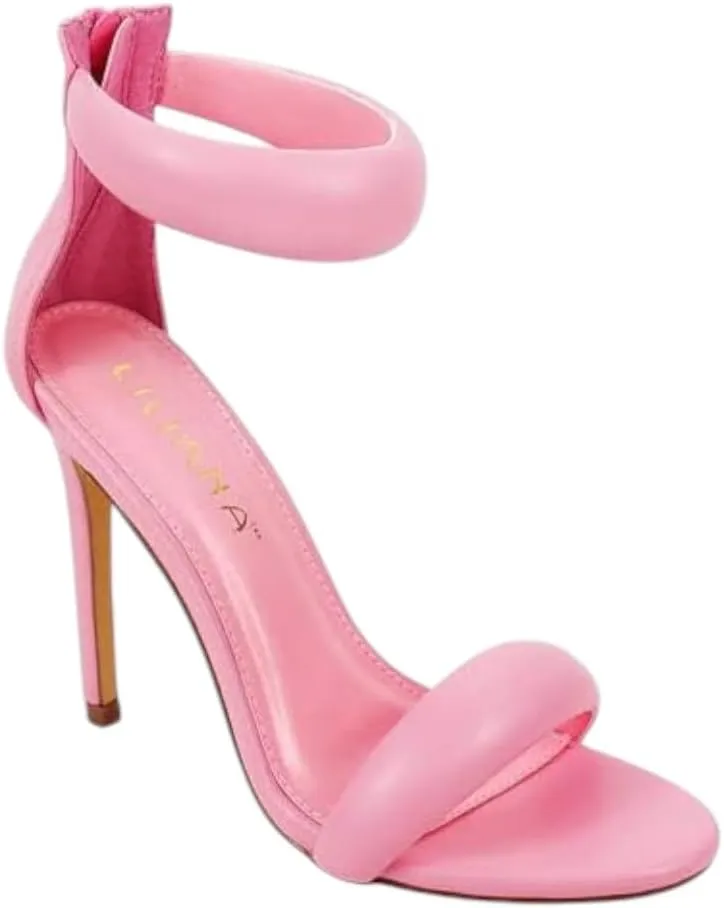 Liliana Women's Open Toe High Heels Stiletto Heeled Sandals