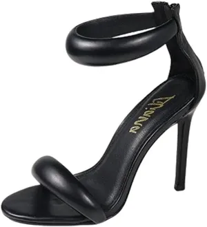 Liliana Women's Open Toe High Heels Stiletto Heeled Sandals