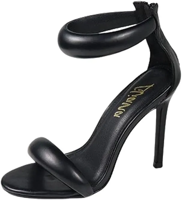 Liliana Women's Open Toe High Heels Stiletto Heeled Sandals