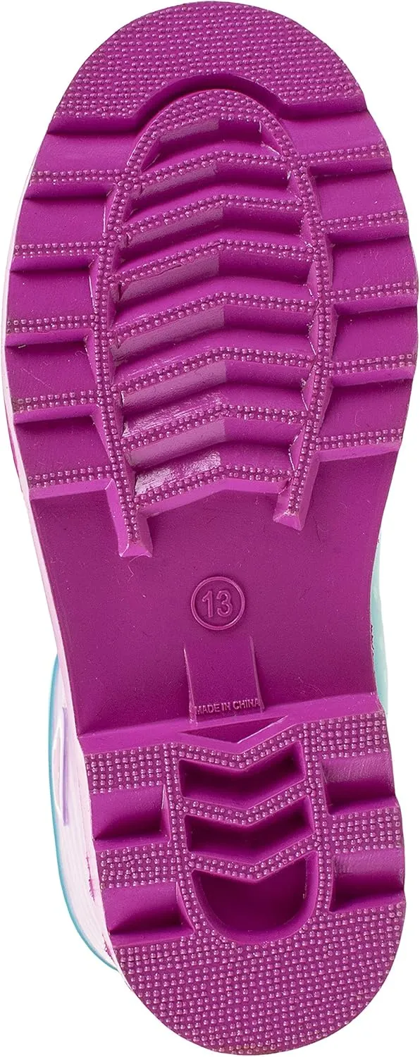 L.O.L Surprise! Girls Rainboots, Fancy and Fresh, 100% Rubber, Waterproof with Easy-on Handles, Ages 2 to 10