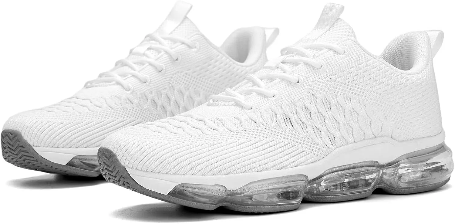 Mens Air Cushion Running Shoes Fashion Casual Walking Tennis Sneakers Non Slip Breathable Trail Sport Gym