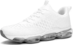 Mens Air Cushion Running Shoes Fashion Casual Walking Tennis Sneakers Non Slip Breathable Trail Sport Gym